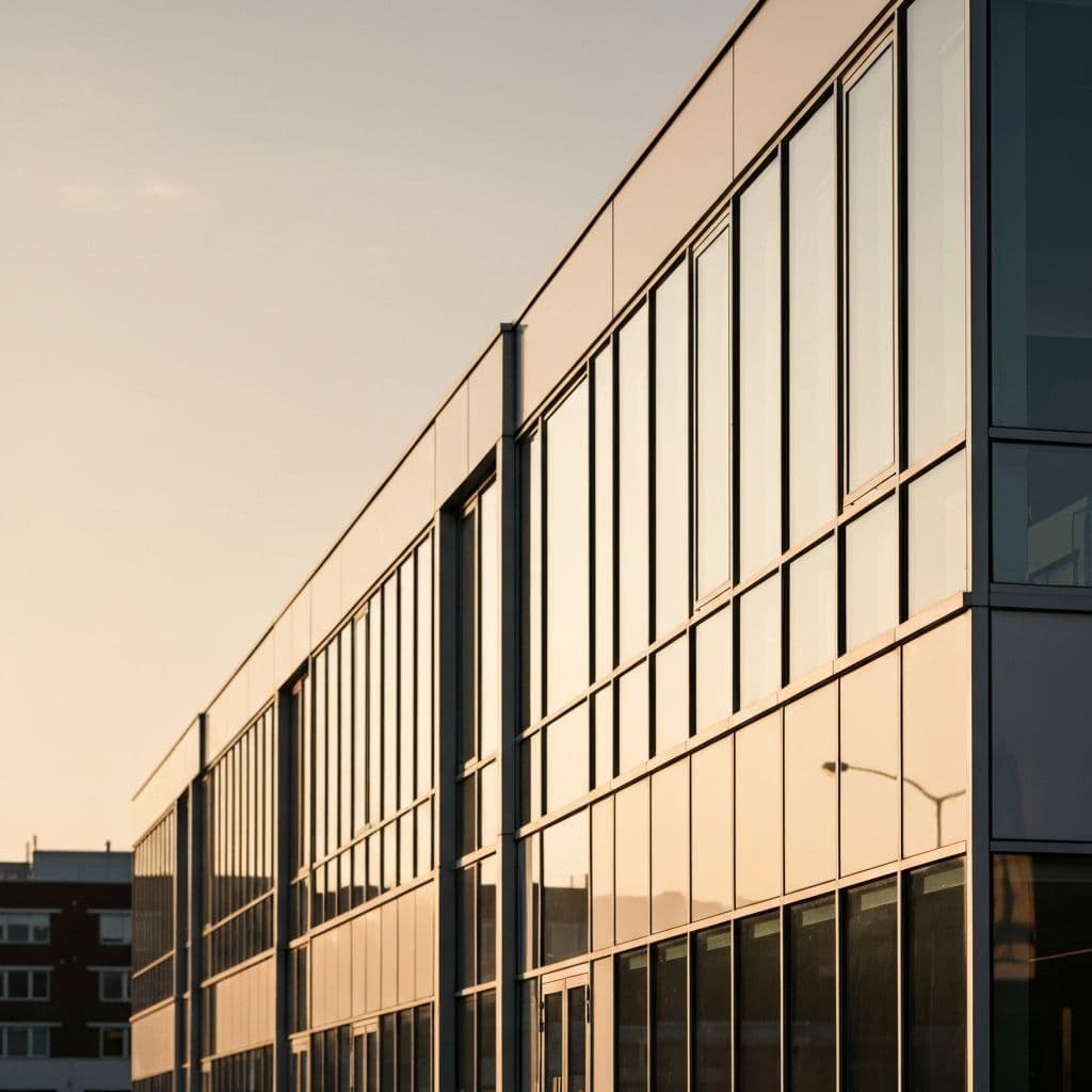 Commercial building exterior